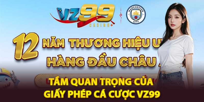 Tầm quan trọng của giấy phép cá cược Vz99